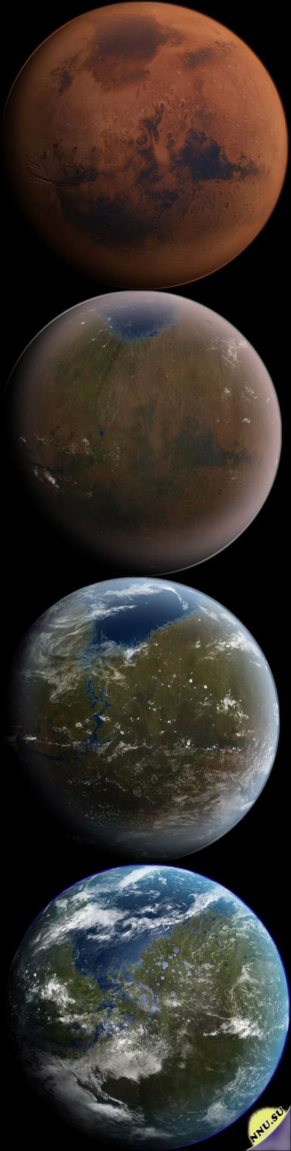 Терратрансформинг Марса(2 фото)