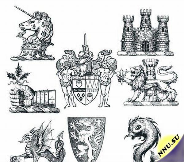 Рыцарские гербы и их символика