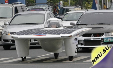 Машина на солнечных батареях