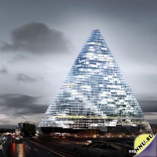 Башня-пирамида в Париже от Herzog & de Meuron