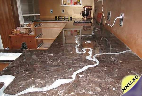 Живая река на кухне