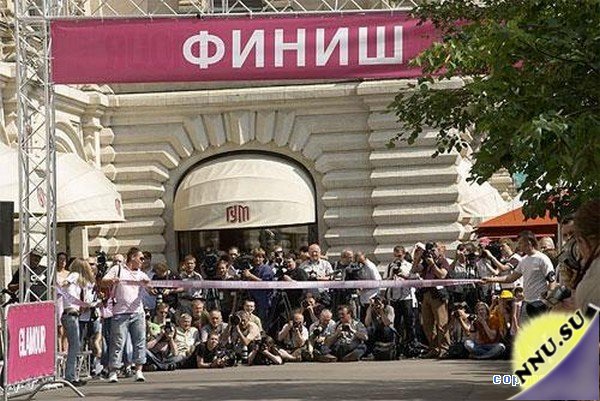 Гонки на шпильках в центре Москвы