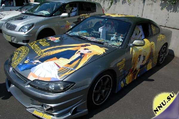 Японские машины в стиле Аниме