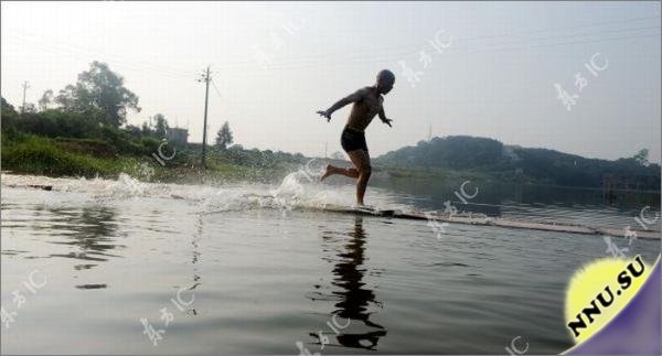 Мировой рекорд по бегу по воде